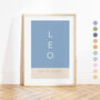 Personalised Name Print Muted Colour Block, thumbnail 1 of 10