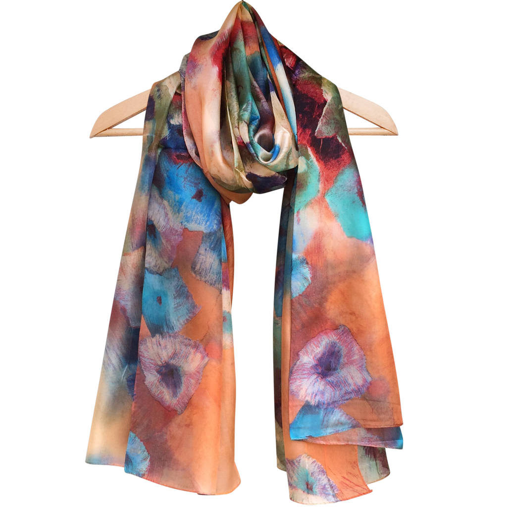 Large 'Purcell' Pure Silk Scarf, 1 of 3