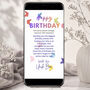Personalised Animated Butterfly Dog Birthday E Card, thumbnail 3 of 3