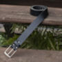 Handmade Black Leather Belt Men's English Leather 35mm Wide, thumbnail 2 of 10