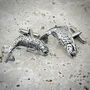 Wild Trout Cufflinks Antiqued Pewter, thumbnail 4 of 4