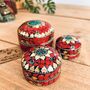 Red Mosaic Trinket Boxes | Set Of Three Or Single Box, thumbnail 2 of 5
