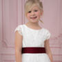 Soft Lace And Tulle Flower Girl Dress, thumbnail 7 of 9
