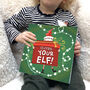 Personalised Christmas Naughty Elf Book, thumbnail 1 of 10