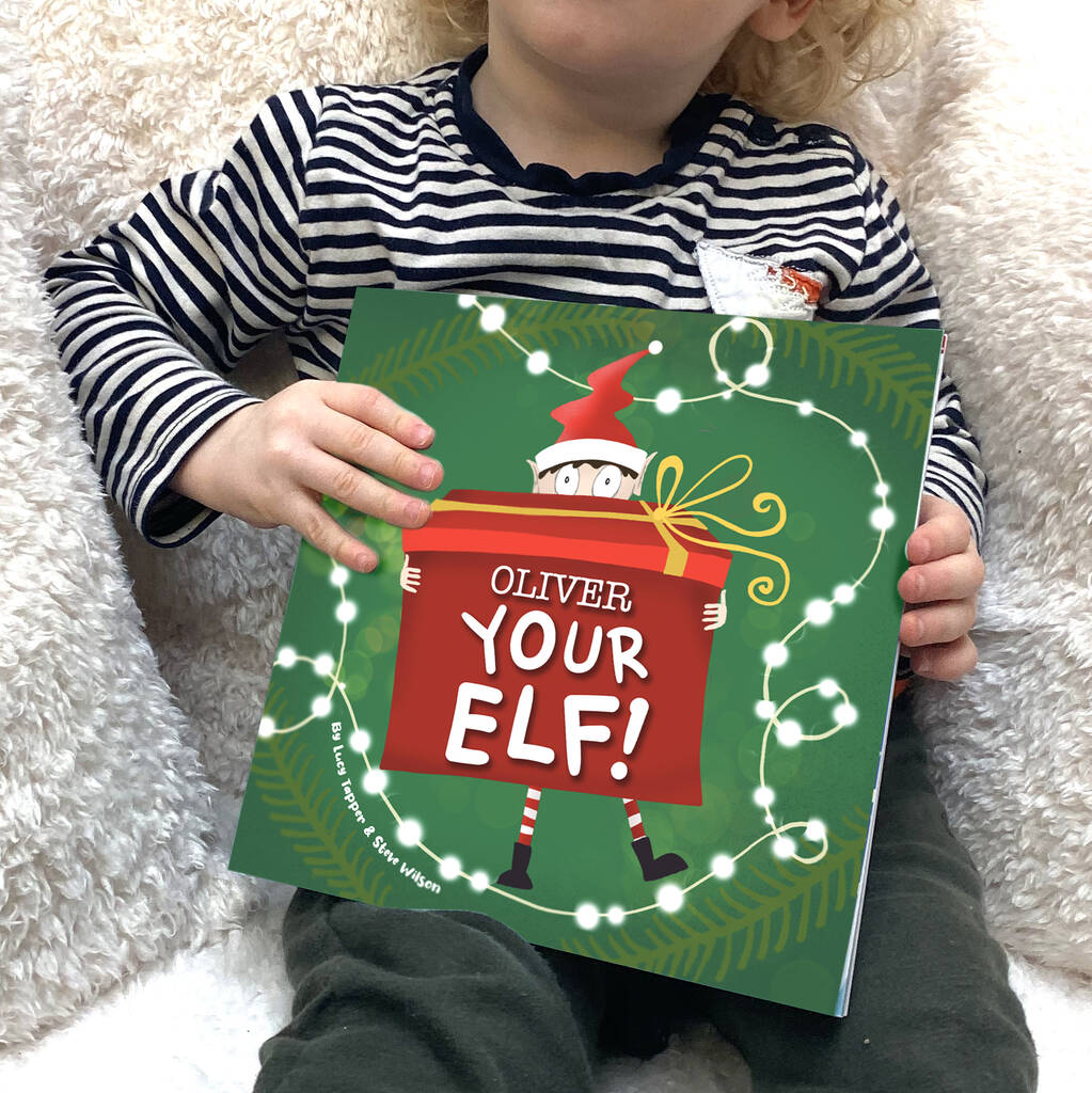 Personalised Christmas Naughty Elf Book, 1 of 10
