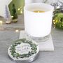 Mr And Mrs Wedding Wreath Scented Candle With Lid, thumbnail 7 of 9