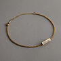Personalised Unisex Bar Chain Bracelet, thumbnail 8 of 9