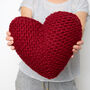 Heart Cushion Knitting Kit, thumbnail 3 of 6