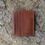 Personalised Slim Leather Card Holder Wallet Rfid, thumbnail 1 of 9