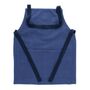 Indigo Blue Two Tone Utility Apron, thumbnail 2 of 4