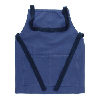 Indigo Blue Two Tone Utility Apron, 2 of 4