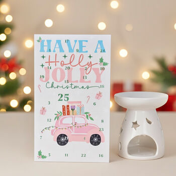 Christmas Wax Melt Advent Calendar With Wax Melter, 2 of 10