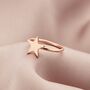 Personalised Star Initial Ring, thumbnail 3 of 6