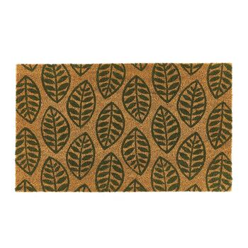 My Mat Printed Coir Doormat Green Leaves 45 X 75, 2 of 2