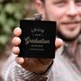 Personalised Hipflask Graduation Gift For Son, thumbnail 10 of 12