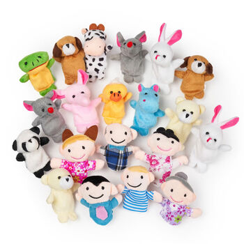 Personalised Finger Puppet Theatre And Puppets, 2 of 12