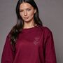 Personalised Handwriting Message Breast Pocket Sweatshirt, thumbnail 2 of 4