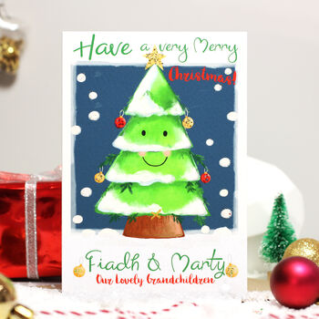 Personalised Festive Tree Christmas Card, 2 of 10
