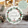 Personalised Christmas Remembrance Bauble Keepsake Gift, thumbnail 1 of 4