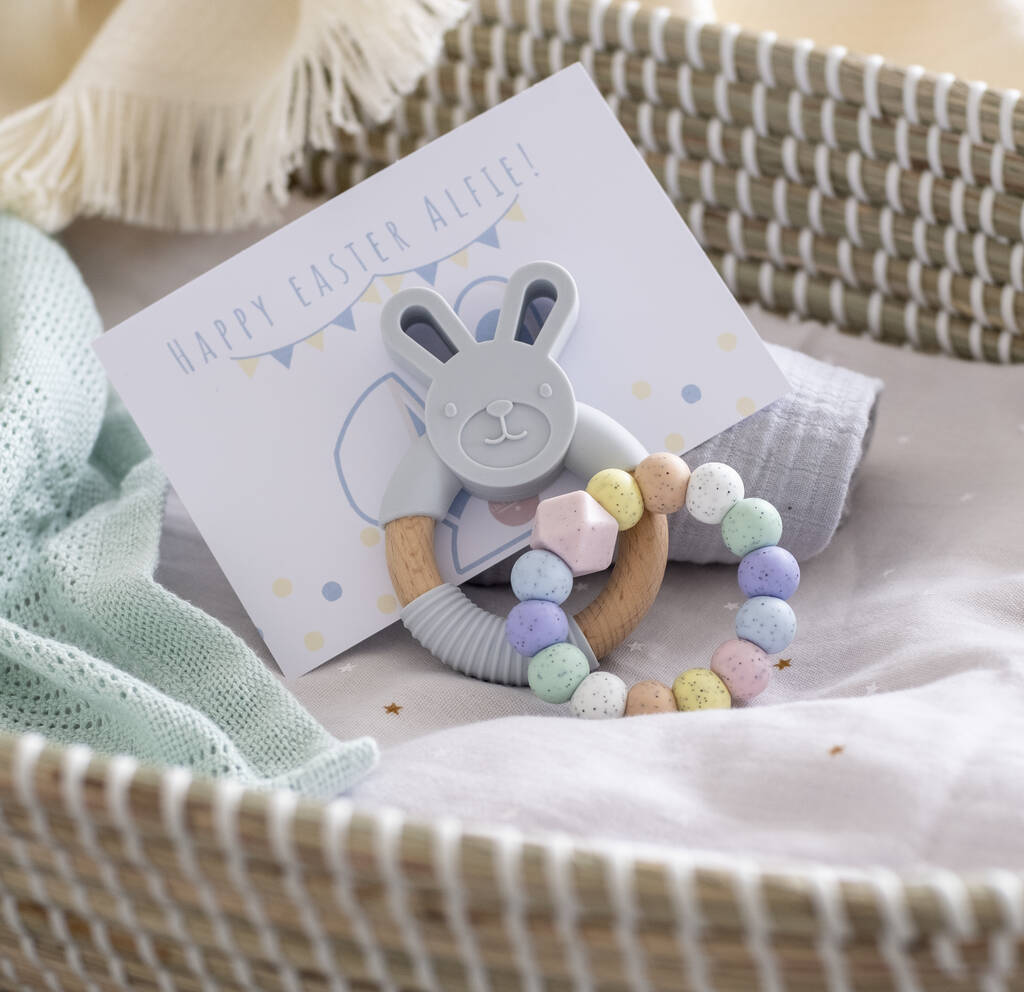 Baby Easter Teething Gift Set By Lily & Posie