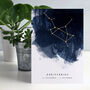 Sagittarius Constellation Zodiac Birthday Card, thumbnail 4 of 5