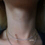 Silver Tennis Necklace, thumbnail 2 of 5