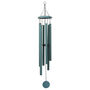 Personalised 30 Inch Aluminium Wind Chime Teal Finish, thumbnail 8 of 11