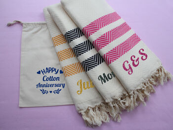 Handwoven Boho Design, Soft Cotton Throw Blanket, 11 of 11