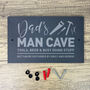 Personalised Tools Dad's Man Cave Slate Wall Sign 25 X 15cm, thumbnail 4 of 8