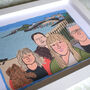 Personalised Family Portrait Scene Illustration, thumbnail 9 of 11