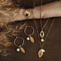 Eco Gold And Agate Pearl Necklace, thumbnail 2 of 8