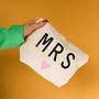 'Mrs' Make Up Bag Wedding Gift, thumbnail 1 of 6