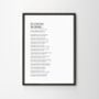 Personalised Poem For Daddy Typography Print, thumbnail 9 of 11