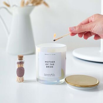 Mother Of The Bride Scented Candle Gift, 10 of 10