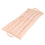 Blush Pink Padded Garden Mattress Cushion, thumbnail 2 of 6