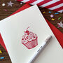'Cherry Cupcake' Letterpress Card, thumbnail 1 of 6