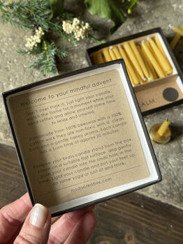 The Original Mindful Moments Advent Candle Set ®, 5 of 6