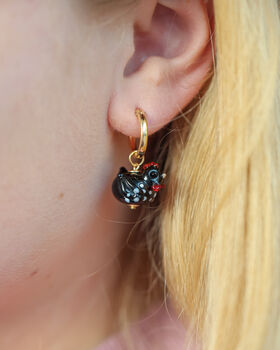 Spring Chicken Earrings, 2 of 5