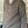 Personalised Men’s Dotted Heritage Pyjama Set Premium Cotton, thumbnail 5 of 7