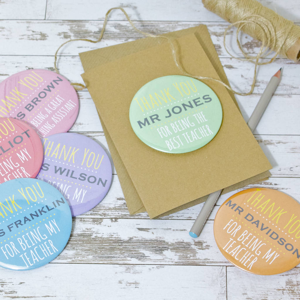 Personalised Teacher Card By bedcrumb | notonthehighstreet.com