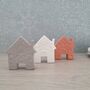 Set Of Three Mini Decorative Clay Houses, thumbnail 5 of 10