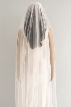 Silk Style Wedding Veil, 3 of 9