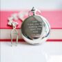 Personalised Dual Opening Pocket Watch, thumbnail 10 of 12