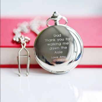 Personalised Dual Opening Pocket Watch, 10 of 12