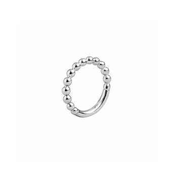 Beaded 8mm Titanium Clicker Hoop, 3 of 5