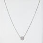 Sparkly Four Leaf Clover Pendant Necklace, thumbnail 3 of 3