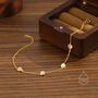 Sterling Silver Delicate 4mm Moonstone Bracelet, thumbnail 5 of 12