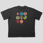 Sunderland Football Beer Mats Oversized T Shirt, thumbnail 6 of 11