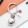 Silver Boxing Personalised Keyring, thumbnail 1 of 11
