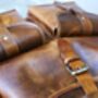 Handcrafted Leather Laptop Backpack Mens Gift For Him, thumbnail 8 of 12